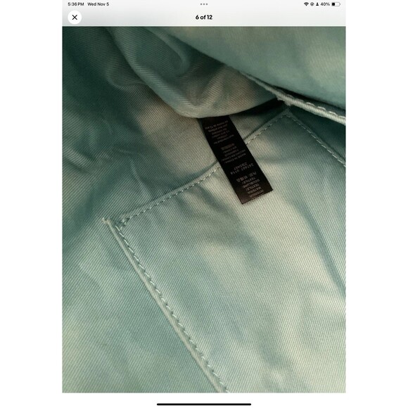 Fossil Sydney Brown sky blue Real Leather Shoulder Tote Shopper Carryall Bag - Picture 6 of 12